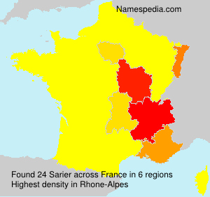Surname Sarier in France Surname Sarier in France