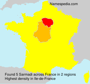 Surname Sarmadi in France