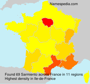 Familiennamen Sarmiento - France