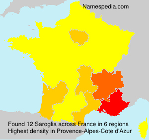 Surname Saroglia in France Surname Saroglia in France