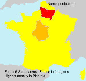 Surname Saroq in France Surname Saroq in France