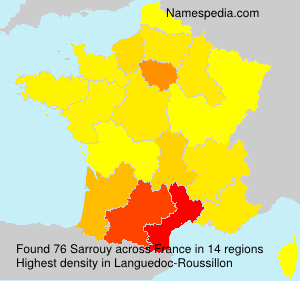 Surname Sarrouy in France Surname Sarrouy in France