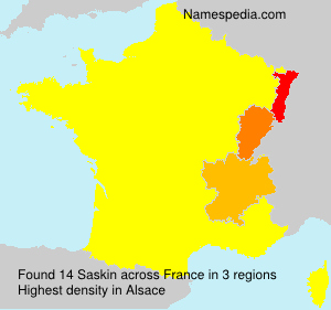 Surname Saskin in France Surname Saskin in France