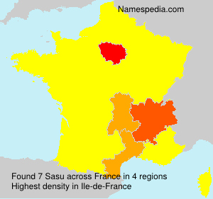 Surname Sasu in France Surname Sasu in France