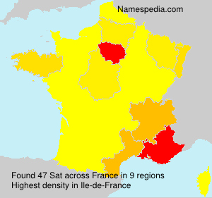 Surname Sat in France Surname Sat in France