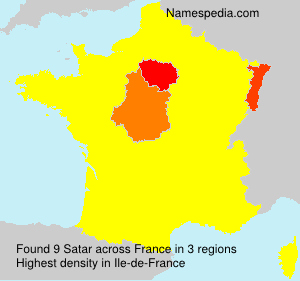 Surname Satar in France Surname Satar in France