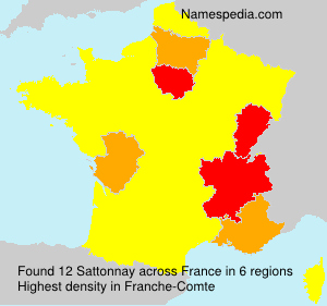 Surname Sattonnay in France Surname Sattonnay in France