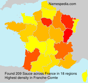 Surname Sauce in France Surname Sauce in France