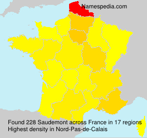 Surname Saudemont in France Surname Saudemont in France