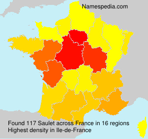 Surname Saulet in France Surname Saulet in France