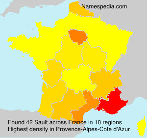 Surname Sault in France Surname Sault in France