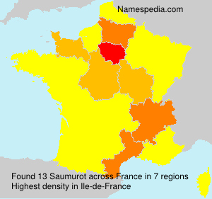 Surname Saumurot in France Surname Saumurot in France