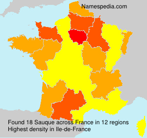 Surname Sauque in France Surname Sauque in France