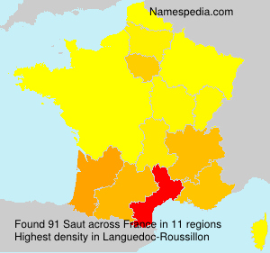 Surname Saut in France Surname Saut in France