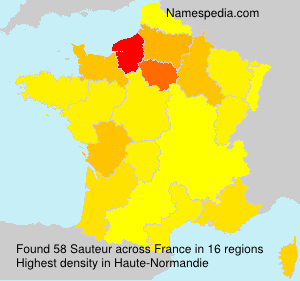 Surname Sauteur in France Surname Sauteur in France