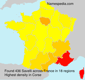 Surname Savelli in France Surname Savelli in France