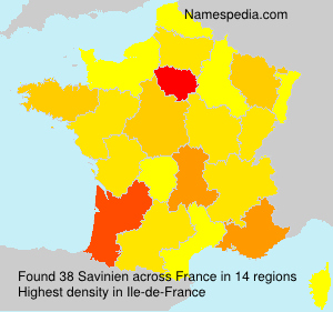 Surname Savinien in France Surname Savinien in France