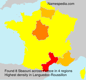 Surname Sbaouni in France