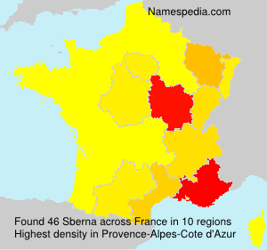 Surname Sberna in France