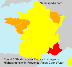 Surname Sbodio in France
