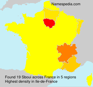 Surname Sboui in France