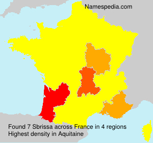 Surname Sbrissa in France Surname Sbrissa in France