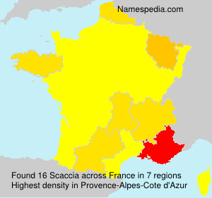 Surname Scaccia in France Surname Scaccia in France