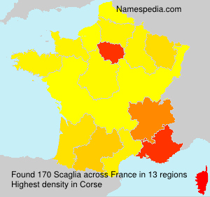 Surname Scaglia in France Surname Scaglia in France