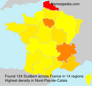 Surname Scalbert in France Surname Scalbert in France