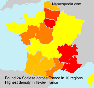 Surname Scalese in France Surname Scalese in France