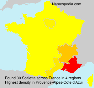 Surname Scaletta in France Surname Scaletta in France