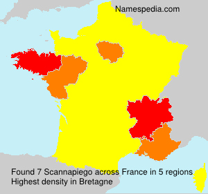 Surname Scannapiego in France Surname Scannapiego in France