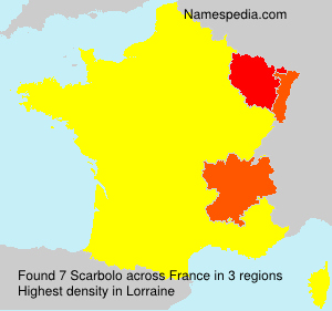 Surname Scarbolo in France Surname Scarbolo in France