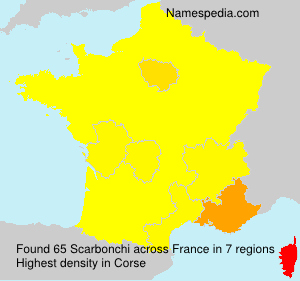 Surname Scarbonchi in France Surname Scarbonchi in France