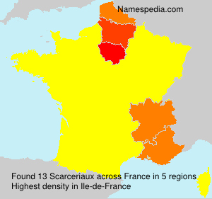 Surname Scarceriaux in France Surname Scarceriaux in France