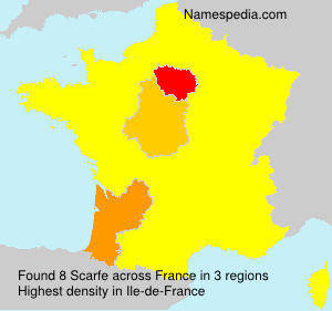 Surname Scarfe in France Surname Scarfe in France