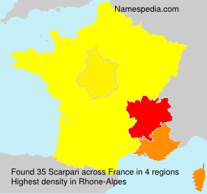 Surname Scarpari in France Surname Scarpari in France