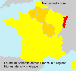 Surname Schaefle in France Surname Schaefle in France