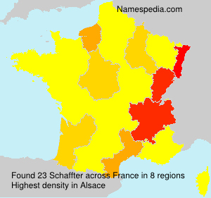 Surname Schaffter in France Surname Schaffter in France