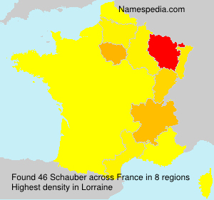 Surname Schauber in France Surname Schauber in France