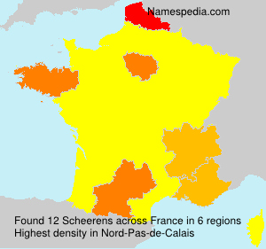 Surname Scheerens in France Surname Scheerens in France