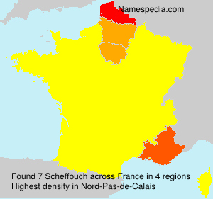 Surname Scheffbuch in France Surname Scheffbuch in France