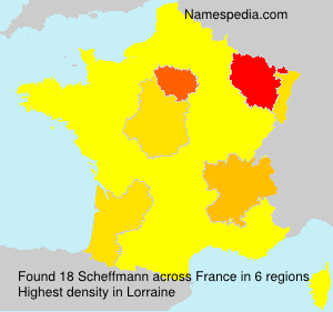 Surname Scheffmann in France Surname Scheffmann in France