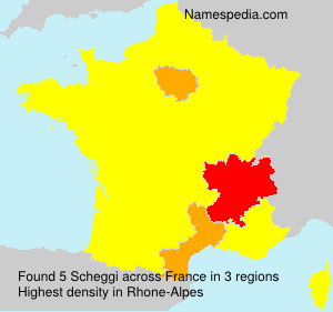 Surname Scheggi in France Surname Scheggi in France