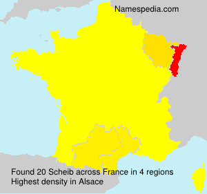 Surname Scheib in France Surname Scheib in France
