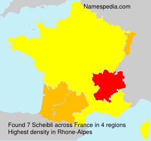 Surname Scheibli in France Surname Scheibli in France