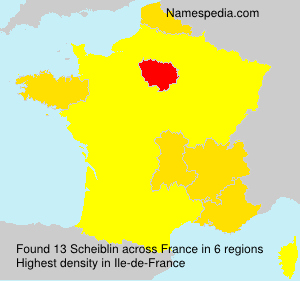 Surname Scheiblin in France Surname Scheiblin in France