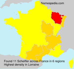Surname Scheiffer in France Surname Scheiffer in France
