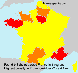 Surname Scheirs in France Surname Scheirs in France