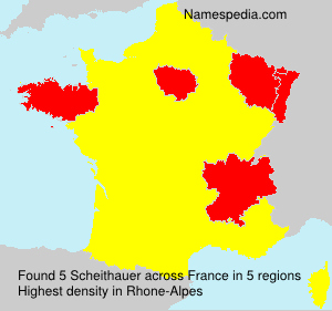 Surname Scheithauer in France Surname Scheithauer in France